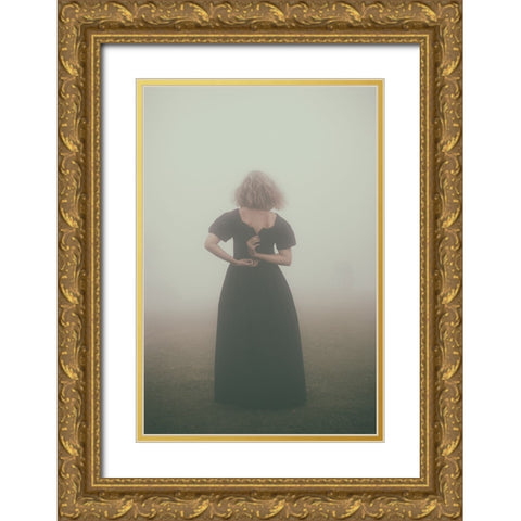 In the arms of fog Gold Ornate Wood Framed Art Print with Double Matting by Saeidinia, Afshin