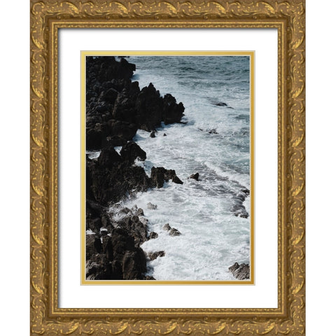 Untitled Gold Ornate Wood Framed Art Print with Double Matting by Zheng, Sheng