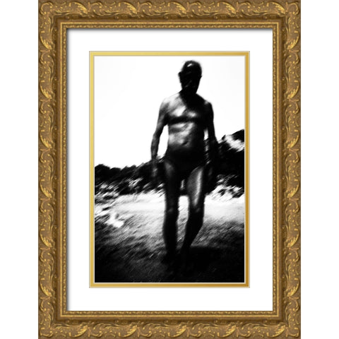 Apollo Rising Gold Ornate Wood Framed Art Print with Double Matting by Correia, Rui