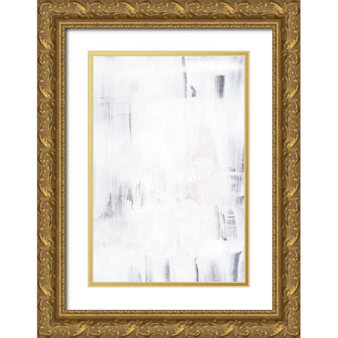 Acrylic Texture Gold Ornate Wood Framed Art Print with Double Matting by Sawall, Anastasia