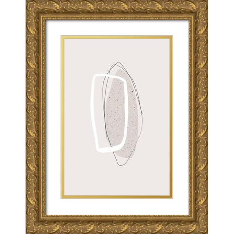 Came to Stay Gold Ornate Wood Framed Art Print with Double Matting by Sawall, Anastasia