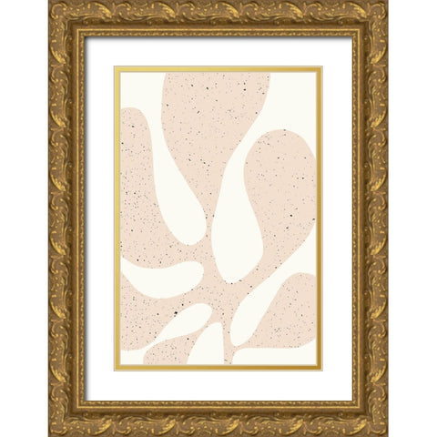 Crazy Plant No 1 Gold Ornate Wood Framed Art Print with Double Matting by Sawall, Anastasia