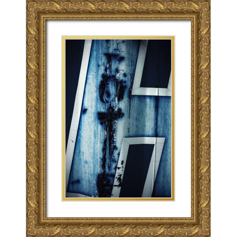 H Gold Ornate Wood Framed Art Print with Double Matting by Mossholder, Tim