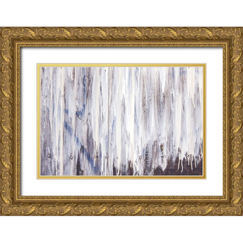 Painted Gold Ornate Wood Framed Art Print with Double Matting by Mossholder, Tim