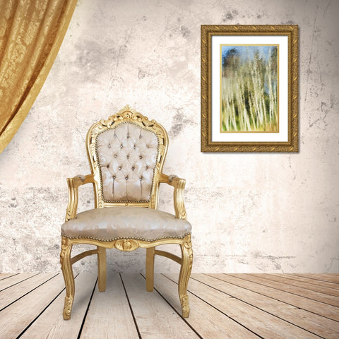 Acrylic Light Gold Ornate Wood Framed Art Print with Double Matting by Saito, Misaki