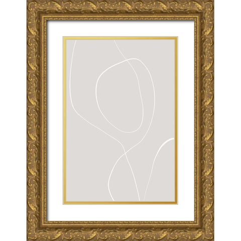 Getting Soft Gold Ornate Wood Framed Art Print with Double Matting by Sawall, Anastasia