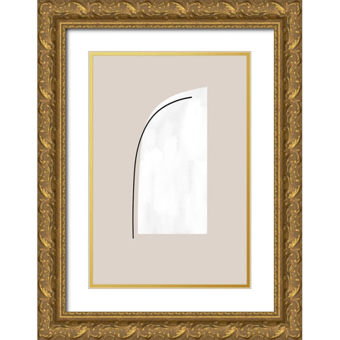 Sail Away Gold Ornate Wood Framed Art Print with Double Matting by Sawall, Anastasia