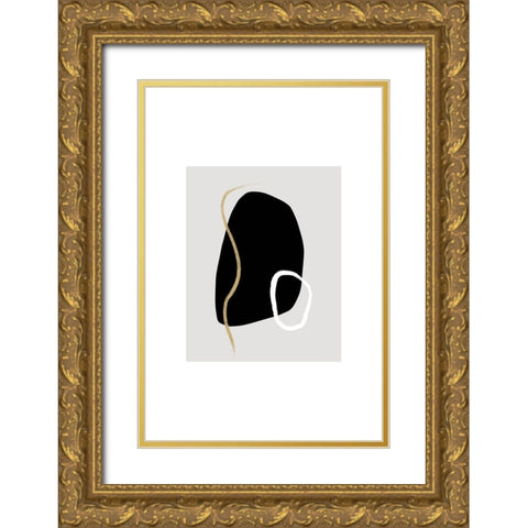 Thinking of You Gold Ornate Wood Framed Art Print with Double Matting by Sawall, Anastasia