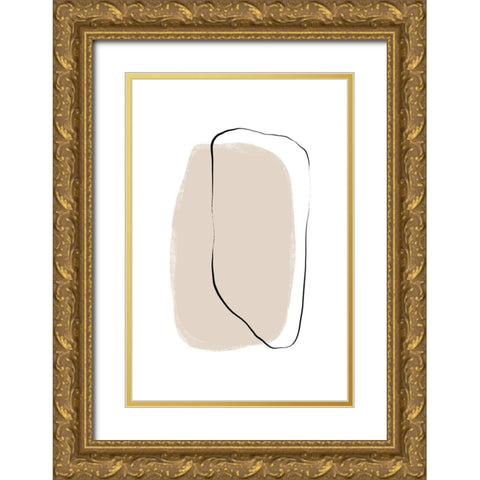 This is Real Gold Ornate Wood Framed Art Print with Double Matting by Sawall, Anastasia