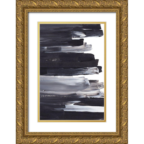 Wave after Wave Gold Ornate Wood Framed Art Print with Double Matting by Sawall, Anastasia