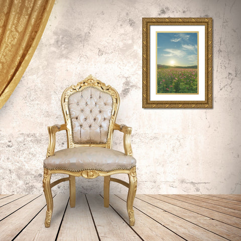 its like a dream Gold Ornate Wood Framed Art Print with Double Matting by Yano, Masahiro