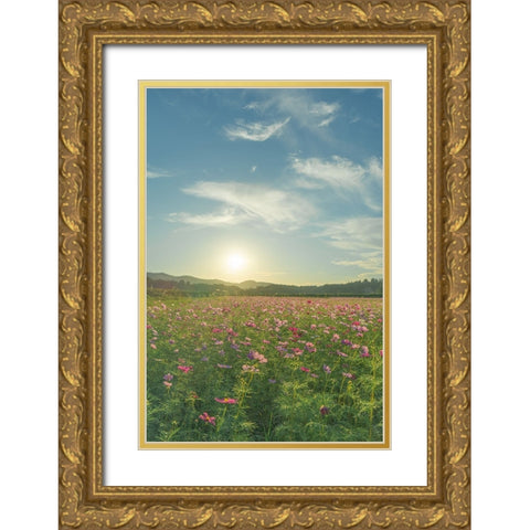 its like a dream Gold Ornate Wood Framed Art Print with Double Matting by Yano, Masahiro