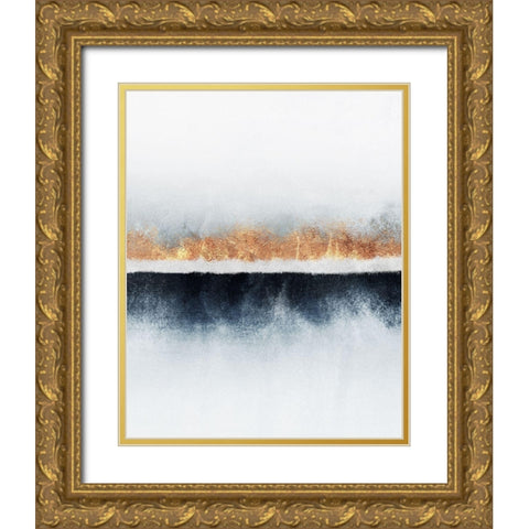 Horizon Gold Ornate Wood Framed Art Print with Double Matting by Fredriksson, Elisabeth