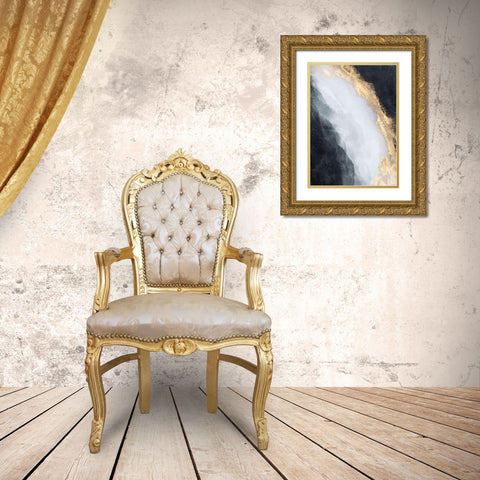 Stream Gold Ornate Wood Framed Art Print with Double Matting by Fredriksson, Elisabeth
