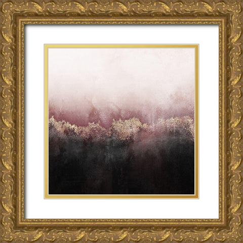 Pink Sky Gold Ornate Wood Framed Art Print with Double Matting by Fredriksson, Elisabeth
