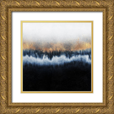 Golden Horizon Gold Ornate Wood Framed Art Print with Double Matting by Fredriksson, Elisabeth