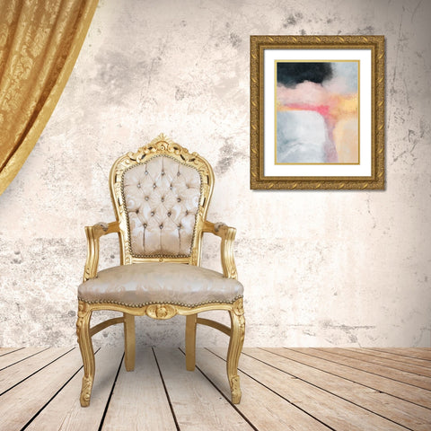 Billow Gold Ornate Wood Framed Art Print with Double Matting by Fredriksson, Elisabeth