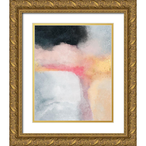 Billow Gold Ornate Wood Framed Art Print with Double Matting by Fredriksson, Elisabeth