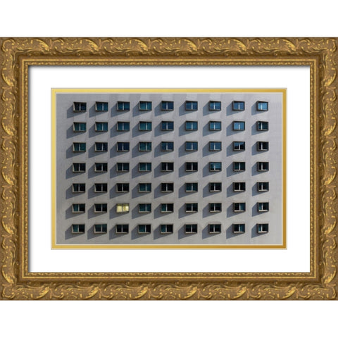 Early bird Gold Ornate Wood Framed Art Print with Double Matting by Cederberg, Marcus