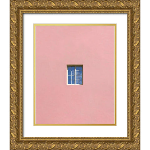 Sky window Gold Ornate Wood Framed Art Print with Double Matting by Cederberg, Marcus