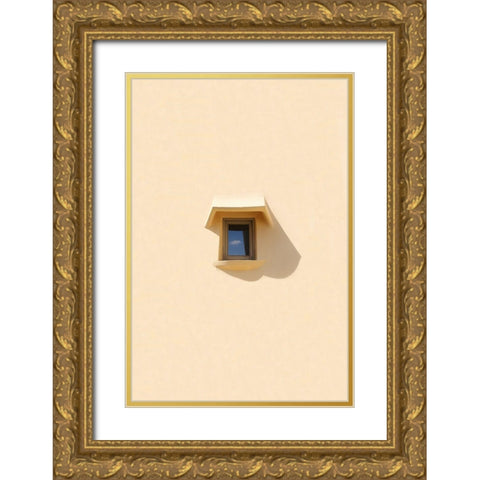 Cloud reflection Gold Ornate Wood Framed Art Print with Double Matting by Cederberg, Marcus