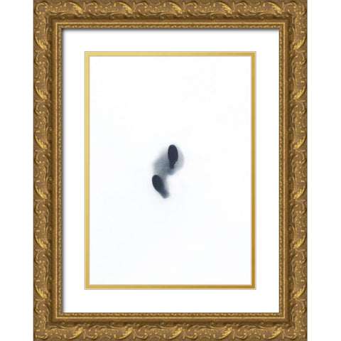 From below Gold Ornate Wood Framed Art Print with Double Matting by Cederberg, Marcus
