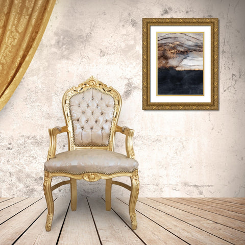 Incoming Storm Gold Ornate Wood Framed Art Print with Double Matting by Fredriksson, Elisabeth