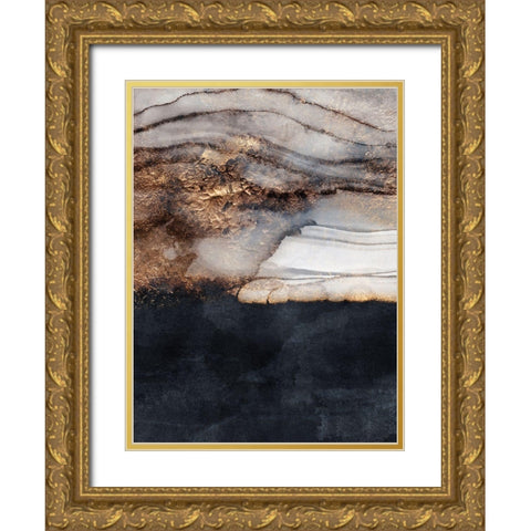 Incoming Storm Gold Ornate Wood Framed Art Print with Double Matting by Fredriksson, Elisabeth