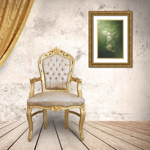 Jasmine Gold Ornate Wood Framed Art Print with Double Matting by Zvinakeviciute, Kristina