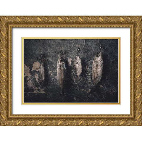 A New Order Of Life Gold Ornate Wood Framed Art Print with Double Matting by Kazamil, Farid