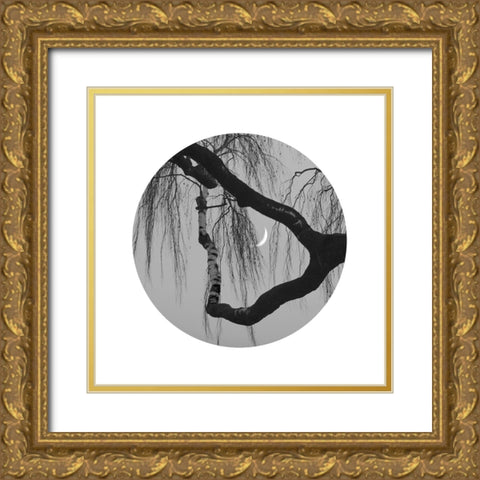Early Spring No.2 Gold Ornate Wood Framed Art Print with Double Matting by Wei, Xiang