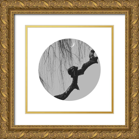 Early Spring No.4 Gold Ornate Wood Framed Art Print with Double Matting by Wei, Xiang