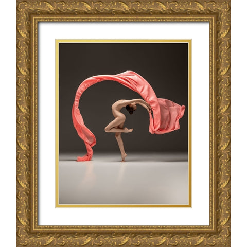 Epsilon Gold Ornate Wood Framed Art Print with Double Matting by Marnovin