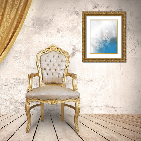 Secret Melody.. Gold Ornate Wood Framed Art Print with Double Matting by Nan, Juliana