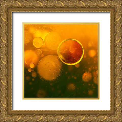 Just Gold Ornate Wood Framed Art Print with Double Matting by Bosogea-Tudor, Ileana
