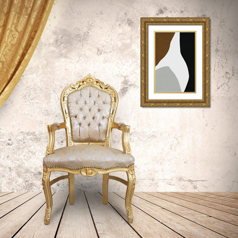 Harmony Lover Gold Ornate Wood Framed Art Print with Double Matting by Sawall, Anastasia