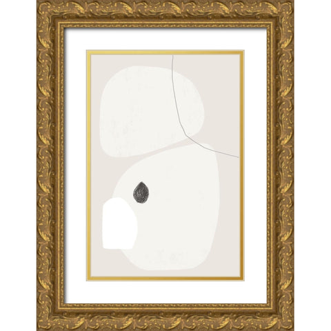 New Beginnings Gold Ornate Wood Framed Art Print with Double Matting by Sawall, Anastasia