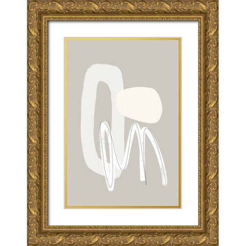 Now or Never Gold Ornate Wood Framed Art Print with Double Matting by Sawall, Anastasia