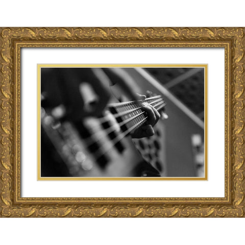 B)Ass Gold Ornate Wood Framed Art Print with Double Matting by Borza, Tomi