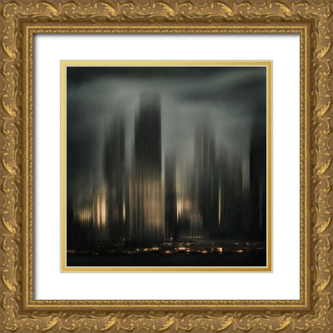 Qthe Hope Within Darknessq Gold Ornate Wood Framed Art Print with Double Matting by Rekowski, Federico