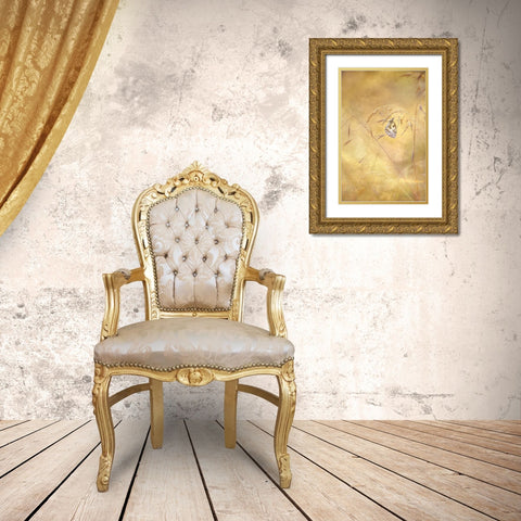 Sprinkle Gold Ornate Wood Framed Art Print with Double Matting by Van Helden, Elisabeth