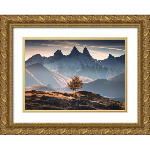 The Needles V Gold Ornate Wood Framed Art Print with Double Matting by Nienartowicz, Karol