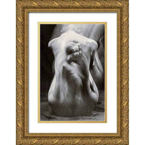 The Experiment Gold Ornate Wood Framed Art Print with Double Matting by Bousca, Bogdan