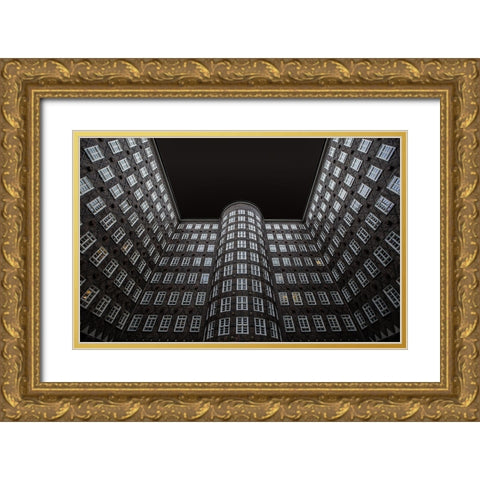 Urban Architecture Gold Ornate Wood Framed Art Print with Double Matting by Schuster, Inge