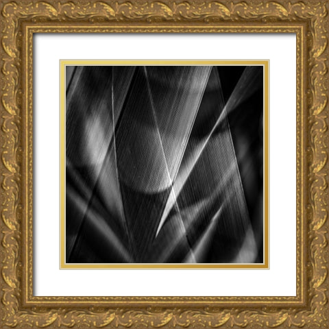Shadows a edges ab Gold Ornate Wood Framed Art Print with Double Matting by Ciappara Lrps., Simon