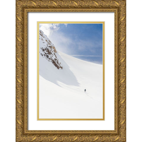 Size contrast Gold Ornate Wood Framed Art Print with Double Matting by Iezzi, Leonardo