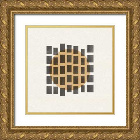 Paper Object No8 Gold Ornate Wood Framed Art Print with Double Matting by The Miuus Studio