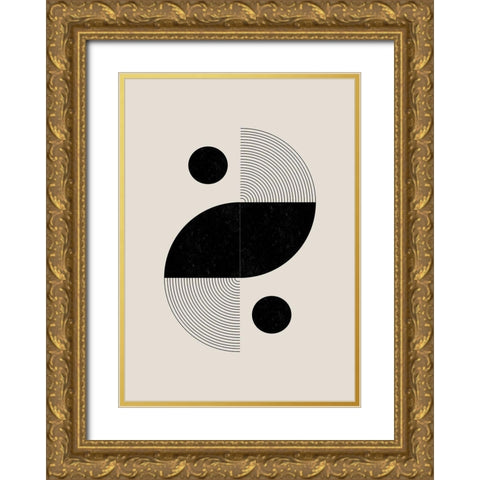 BaB No3. Gold Ornate Wood Framed Art Print with Double Matting by The Miuus Studio