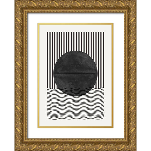 BaB No10. Gold Ornate Wood Framed Art Print with Double Matting by The Miuus Studio
