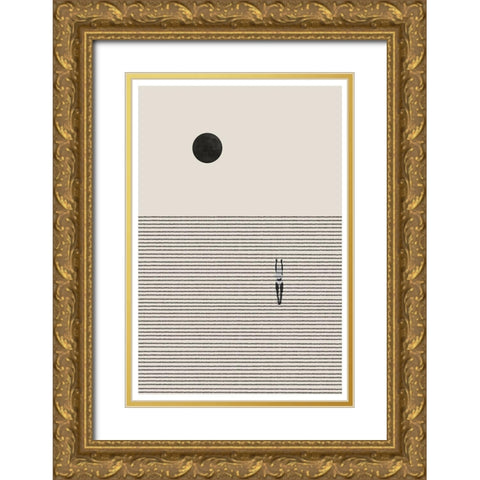 Nonconformist Move Gold Ornate Wood Framed Art Print with Double Matting by The Miuus Studio